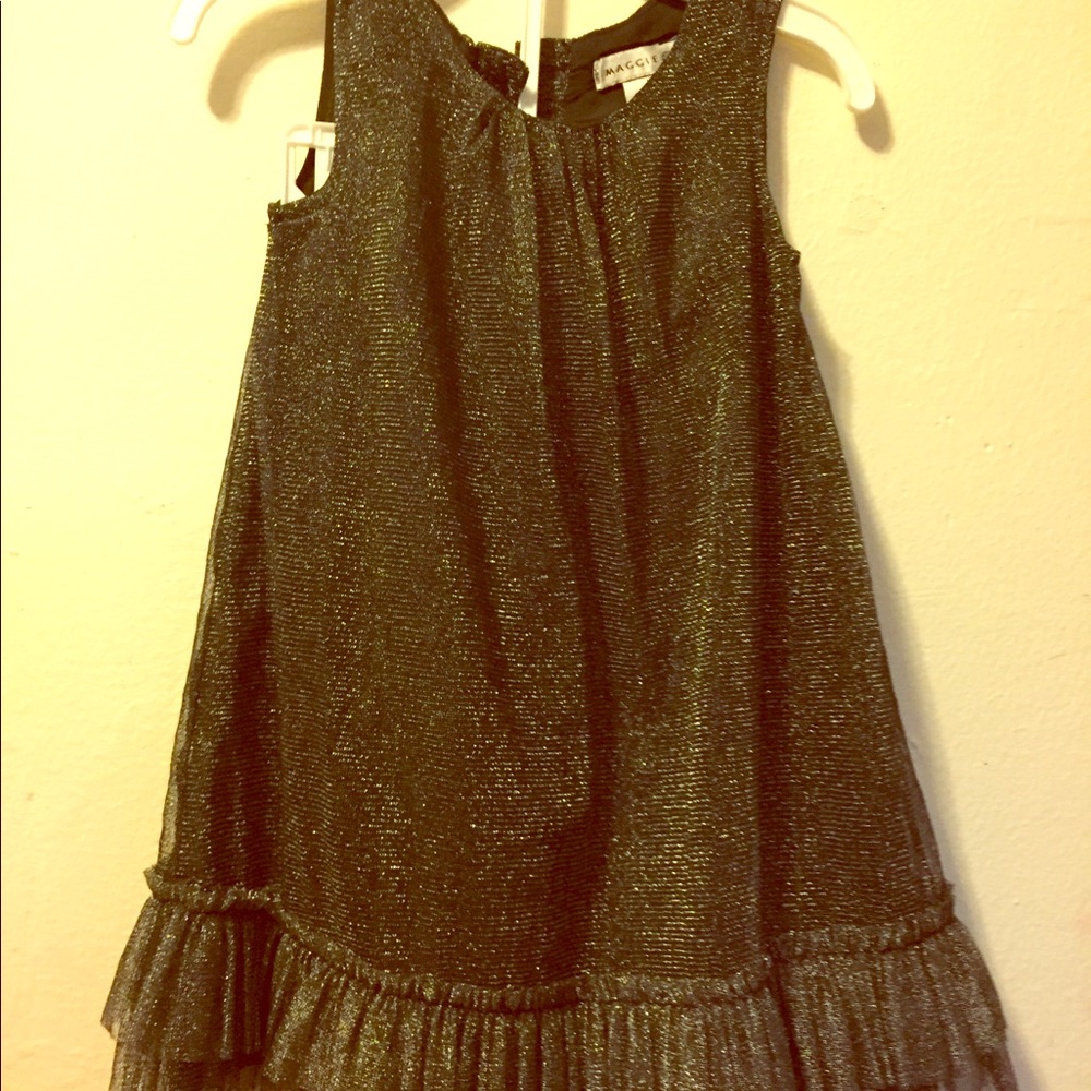 Black sparkly dress for baby girls fits a 2t